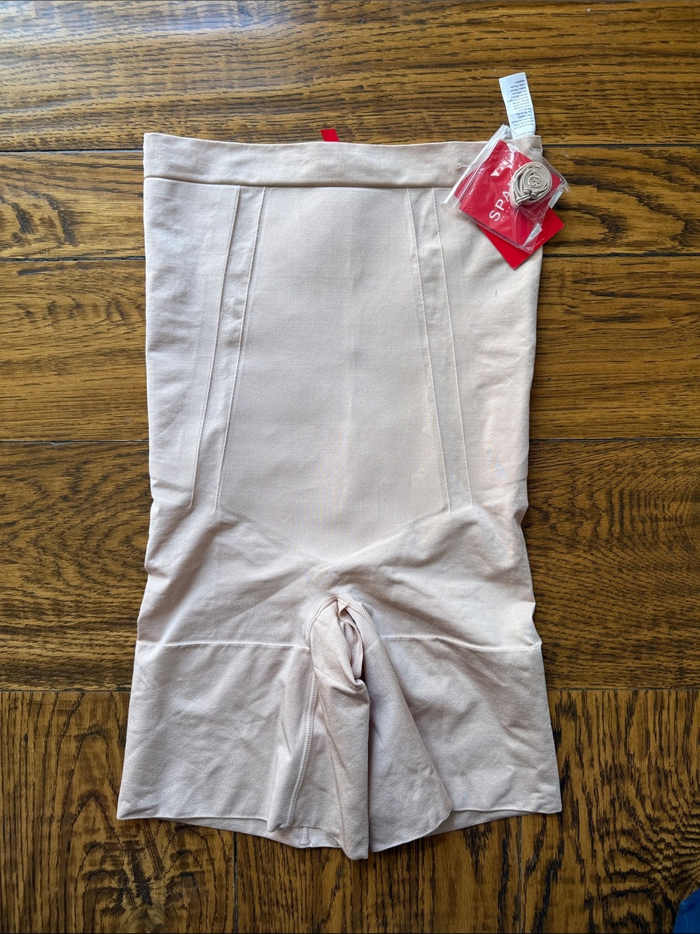 Spanx High-Waist Mid-Thigh Short - Soft Nude